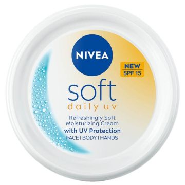 Nivea Creme Soft Нежен универсален хидратиращ крем SPF15 100 мл