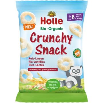Holle Био снакс ориз и леща 8М+ 25 гр