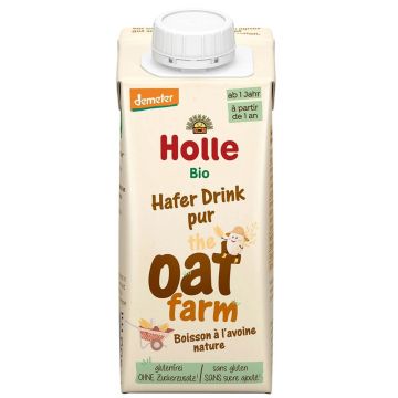Holle Био овесено мляко 12М+ 200 мл