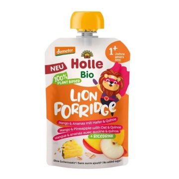Holle Пауч с манго, ананас, овесени ядки и киноа 12М+ 110 гр