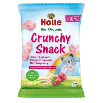 Holle Био снакс с овес и малини 10М+ 30 гр