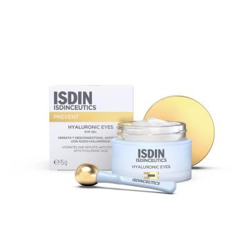 ISDIN Isdinceutics Hyaluronic Гел-сорбе за околоочен контур с хиалуронова киселина 15 г