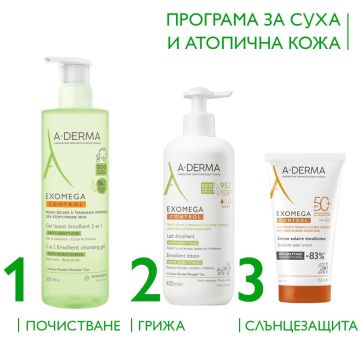 A-Derma Комплект за суха и атопична кожа за деца