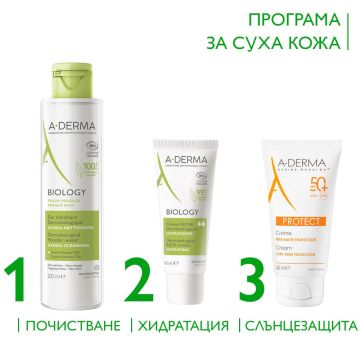 A-Derma Комплект за лице за суха кожа