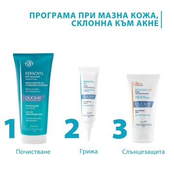Ducray Комплект за мазна кожа склонна към акне