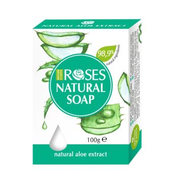 Agiva Roses Натурален сапун алое 100 гр