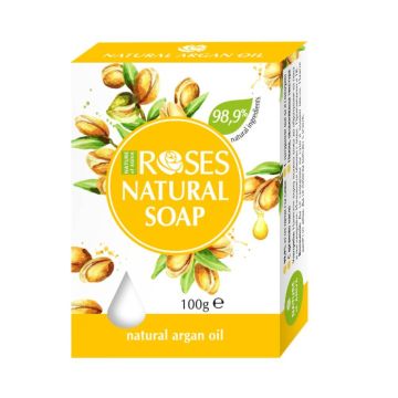 Agiva Roses Натурален сапун арган 100 гр