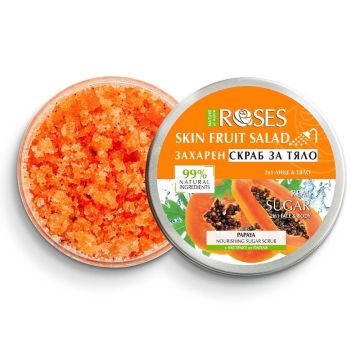 Agiva Fruit Salad Скраб за лице и тяло 2 в 1 папая 200 мл