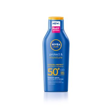 Nivea Sun Protect & Moisture Слънцезащитен лосион SPF50+ 400 мл