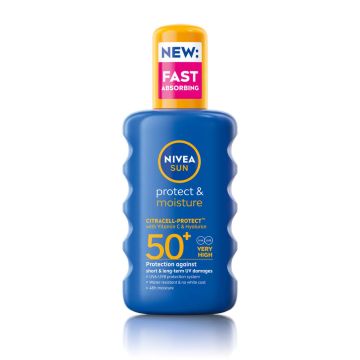 Nivea Sun Protect & Moisture Слънцезащитен хидратиращ спрей 200 мл