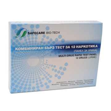 Safecare Bio-Tech Комбиниран бърз тест за 12 наркотика