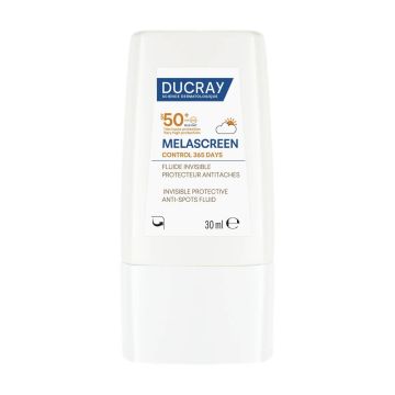 Ducray Melascreen Control Невидим слънцезащитен флуид против пигментни петна SPF50+ 30 мл