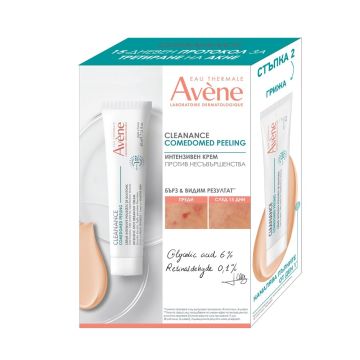 Avene Cleanance Comedomed Интензивен крем против несъвършенства 40 мл + Avene Cleanance Измиващ гел 200 мл Комплект