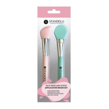 Standelli Силиконови четки за нанасяне на маски и скрабове 2бр Комплект