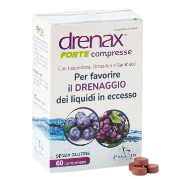 Drenax® Forte Против задържане на течности боровинка и черен бъз х 60 таблетки