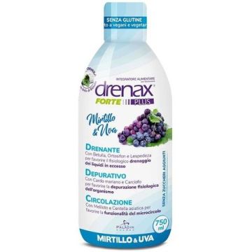 Drenax Forte Plus Против задържане на течности боровинка и гроздови семки 300 мл