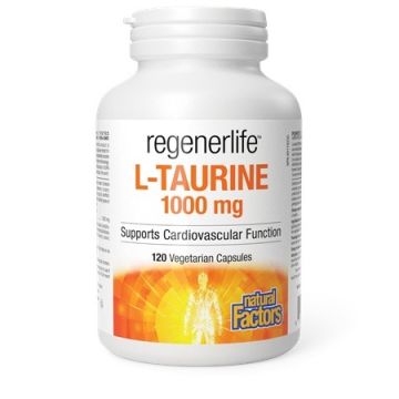 Natural Factors RegenerLife Л-Таурин 1000 мг х 120 капсули