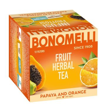 Bonomelli Плодов чай с папая и портокалова кора филтър x 12 бр