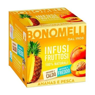 Bonomelli Плодов чай с ананас и праскова филтър x 12 бр