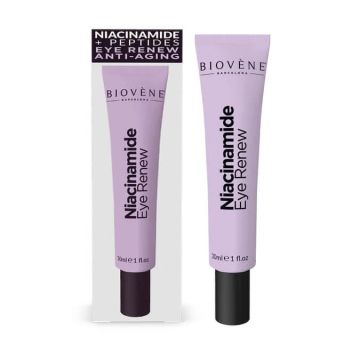 Biovene Околоочен крем с ниацинамид за освежаване и изглаждане 30 мл