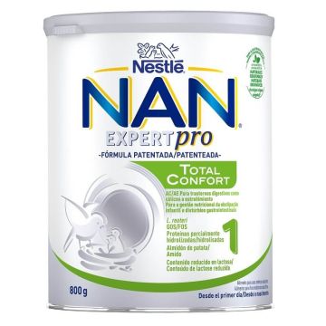 NAN Expert Total Confort 1 Специализирано мляко за кърмачета с леки храносмилателни проблеми 0-6М 800 г