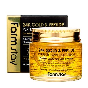 FarmStay 24K Gold & Peptide Крем-ампула за лице 80 мл