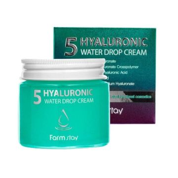 FarmStay Hyaluronic 5 Water Drop Крем за лице с 5 хиалуронови киселини 80 мл