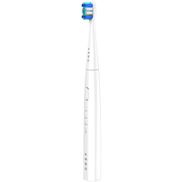 AENO Sonic DB7 Електрическа звукова четка за зъби, бяла + 3 накрайника и кабел за зареждане