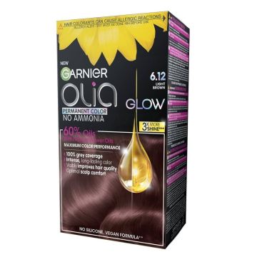 Garnier Olia Трайна безамонячна боя за коса 6.12 Light Brown