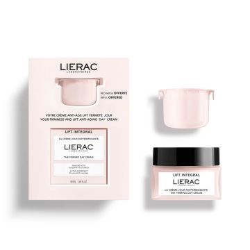 Lierac Lift Integral Стягащ и изглаждащ дневен крем 50 мл + Lierac Lift Integral Стягащ и изглаждащ дневен крем 50 мл Пълнител Комплект