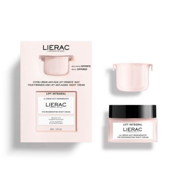 Lierac Lift Integral Възстановяващ нощен крем за лице 50 мл + Lierac Lift Integral Възстановяващ нощен крем за лице 50 мл Пълнител Комплект