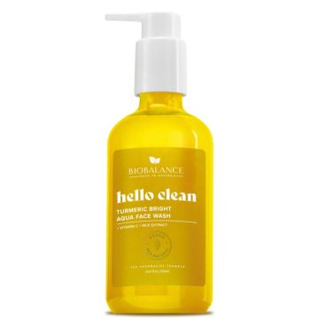 BioBalance Hello Clean Измивен гел за лице с куркума 250 мл