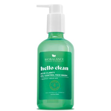 BioBalance Hello Clean Измивен гел за лице със салицилова киселина 250 мл