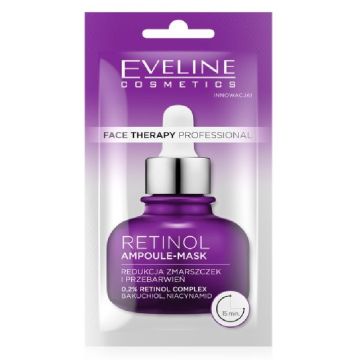 Eveline Face Therapy Ампула-маска за лице с ретинол 8 мл