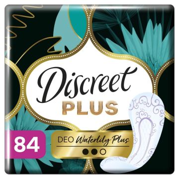 Discreet Deo Waterlilly Plus Ежедневни дамски превръзки х 84 бр