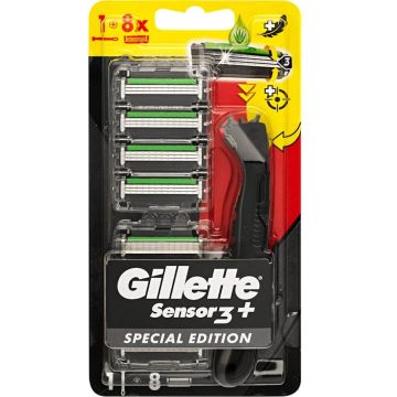 Gillette Sensor 3+ Special Edition Самобръсначка + 8 резервни ножчета