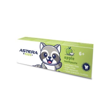 Astera Kids Паста за зъби ябълка 6Г+ 65 мл