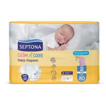 Septona Calm N'Care Пелени за бебета Mini №2 3-6 кг 30 бр