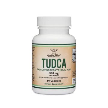Double Wood TUDCA Тауроурсодезоксихолова киселина 500 мг x 60 капсули