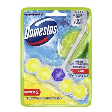 Domestos WC Power 5 Lime Тоалетно блокче 50 г