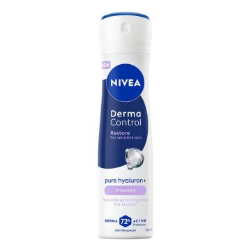 Nivea Derma Control Restore Део спрей против изпотяване за жени 150 мл