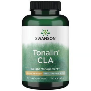 Swanson Tonalin CLA - Safflower Oil Blend Шафраново масло Тоналин CLA х 100 софт гел капсули
