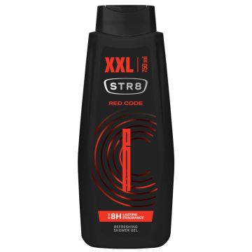 STR8 Red Code Освежаващ душ-гел за мъже 750 мл