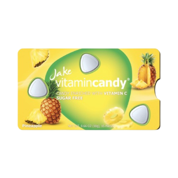Jake Vitamincandy Бонбони ананас с витамин C без захар х 15 бр