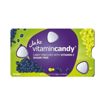 Jake Vitamincandy Бонбони грозде с витамин C без захар х 15 бр