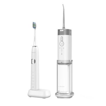 AENO Sonic DB5 Електрическа звукова четка за зъби + AENO DI2 Зъбен душ 5 степени, 200 мл Комплект