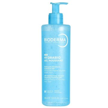 Bioderma Hydrabio 3в1 Мицеларен почистващ и хидратиращ гел мусан 400 мл