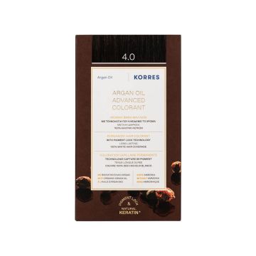 Korres Боя за коса с арганово масло 4.0 Кестеняво