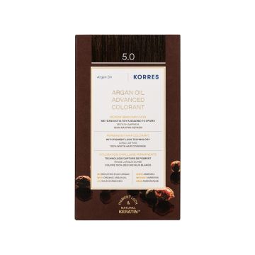 Korres Боя за коса с арганово масло 5.0 Светлокестеняво