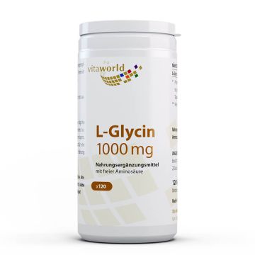 L-Glycine Л-Глицин 1000 мг х 120 капсули Vitaworld